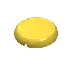 Large Figure Throwing Disk [Plain] / Yellow