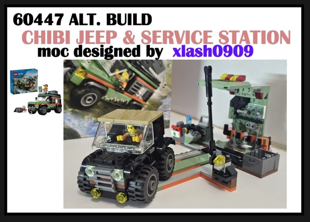 Lego 60447 CHIBI JEEP & SERVICE STATION