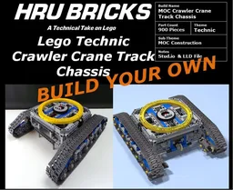 MOC - Crawler Crane Track Base
