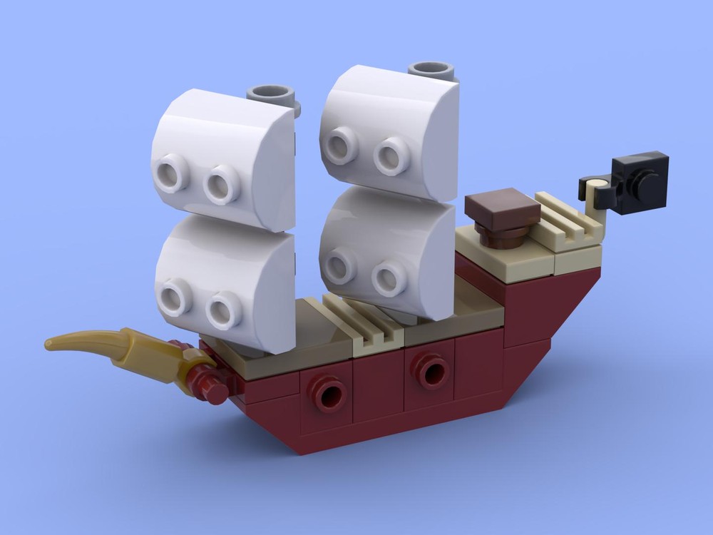 Lego Mini sailing ship (pirate galleon)