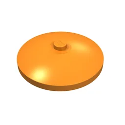 Dish 4 x 4 Inverted [Radar] / Orange