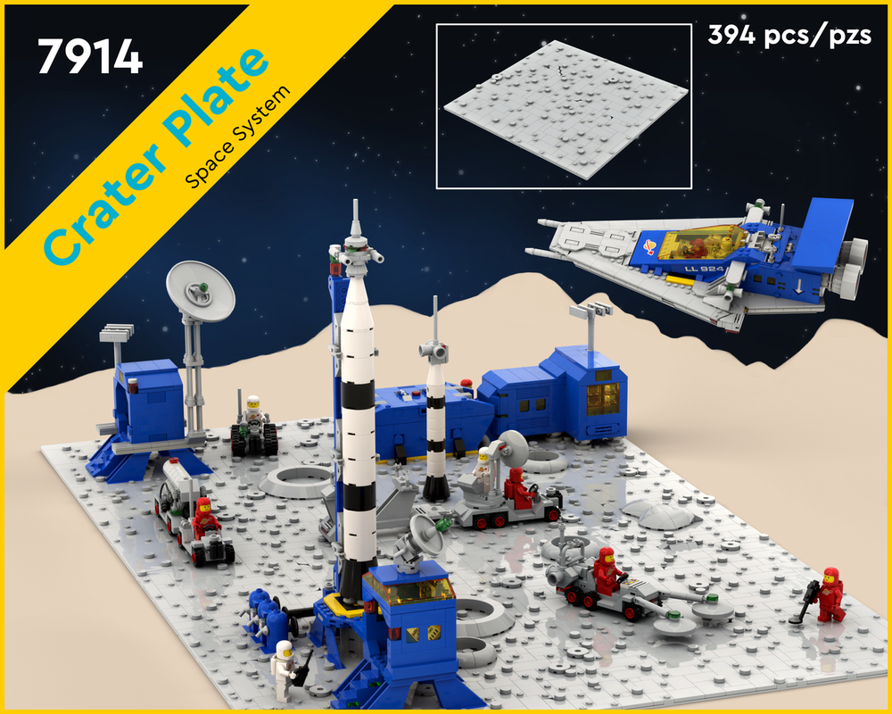 Lego Crater Plate