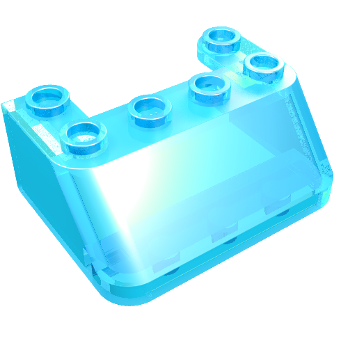Lego Windscreen 3 x 4 x 1 1/3 with 6 Studs on Top