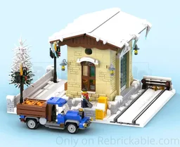 Winter Village Railway Warehouse