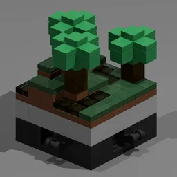 micro biomes: swamp "forest"
