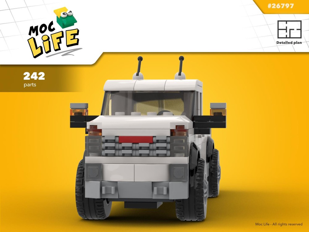 Lego GMC Sierra 1500 quad cab long bed