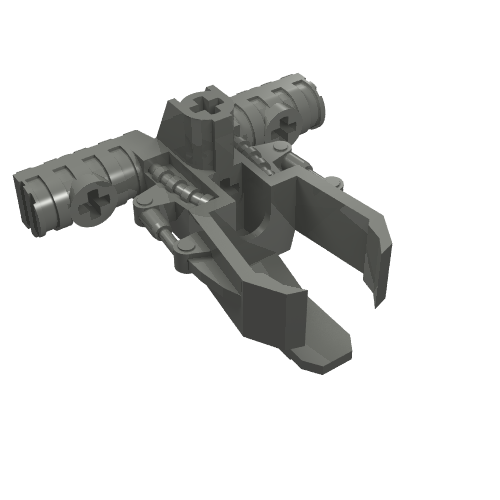 Lego Large Figure Weapon, Zamor Sphere Launcher / Dark Bluish Gray