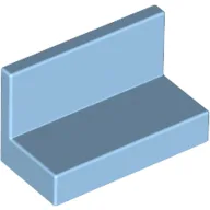 Panel 1 x 2 x 1 [Square Corners] / Pastel Blue