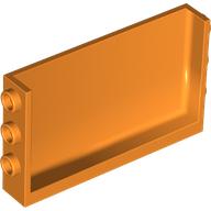 Lego Panel 1 x 6 x 3 with Studs on Sides / Orange