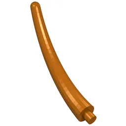 Animal Body Part / Plant, Tail / Claw / Horn / Branch / Tentacle, End Section / Dark Orange