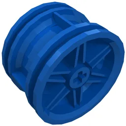 Wheel 30.4 x 20 without Pinholes, with Reinforced Rim / Blue