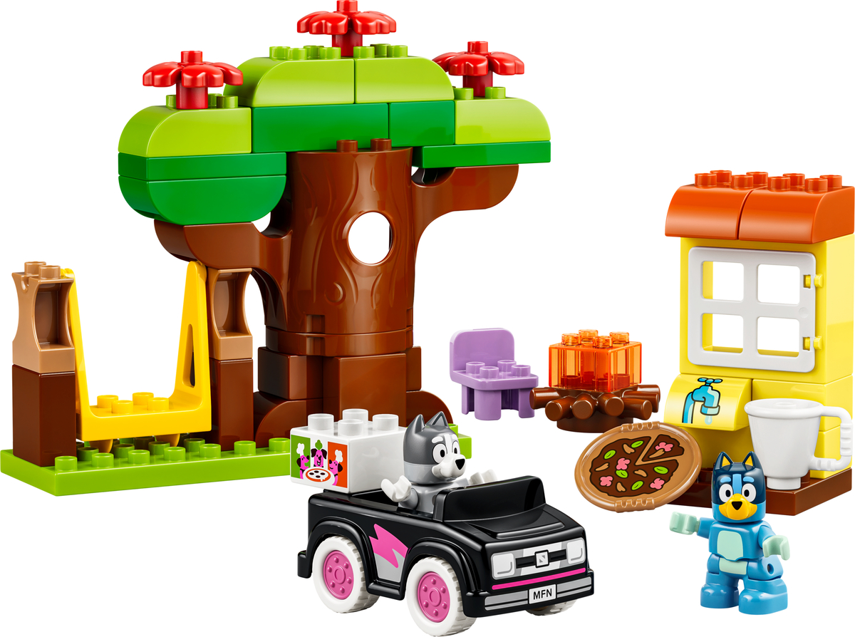 Lego Pizza Girls with Muffin and Bluey