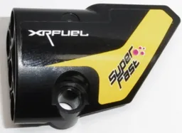 Technic, Panel Fairing # 2 Small Smooth Short, Side B with 'XRFUEL' and 'SUPER FAST' Pattern (Sticker) - Set 42095