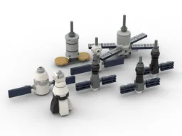 ISS scale spacecrafts (1:220)