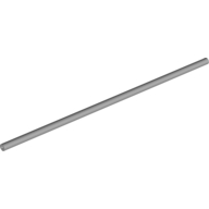 Lego Hose, Pneumatic 4mm D. 17L / Light Bluish Gray