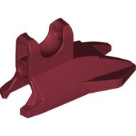 Lego Large Figure Foot, Clawed with Ball Joint Socket / Dark Red
