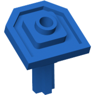 Lego Large Figure Shield Holder with Technic Axle / Blue