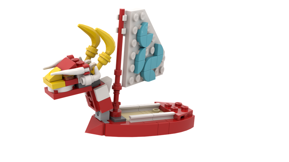 Lego King of Red Lions from the Legend of Zelda Windwaker