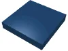 Tile 2 x 2 with Groove / Dark Blue