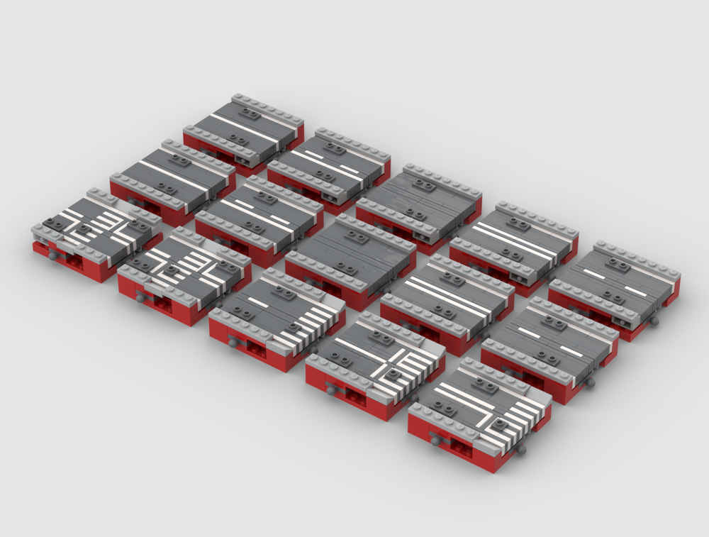 Lego Micro Modular Roads Straight v2