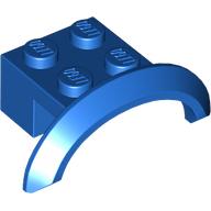 Lego Wheel Arch, Mudguard 4 x 2 1/2 x 1 / Blue
