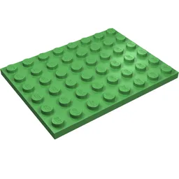 Plate 6 x 8 / Bright Green