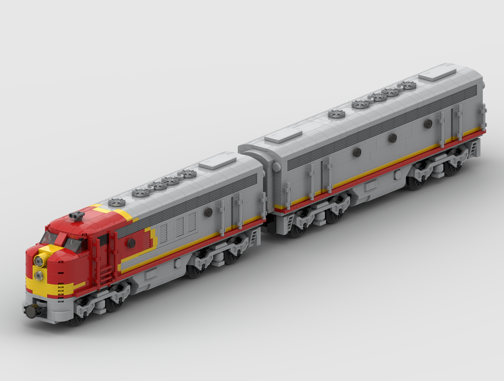 Lego Santa Fe EMD F7