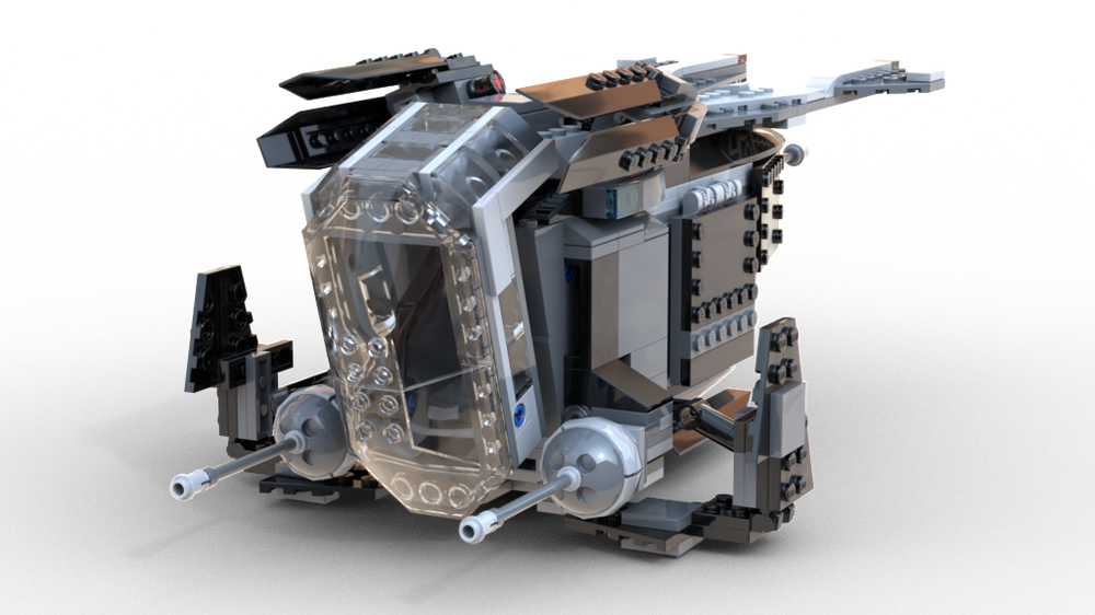Lego Imperial Police Gunship (75046 Set MOD)