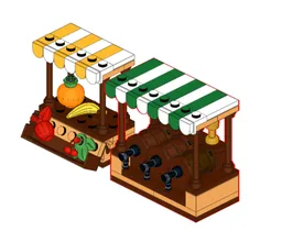 Medieval Market Stalls 1