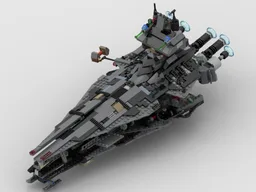 justifier 75323 to star ship with nano fighter