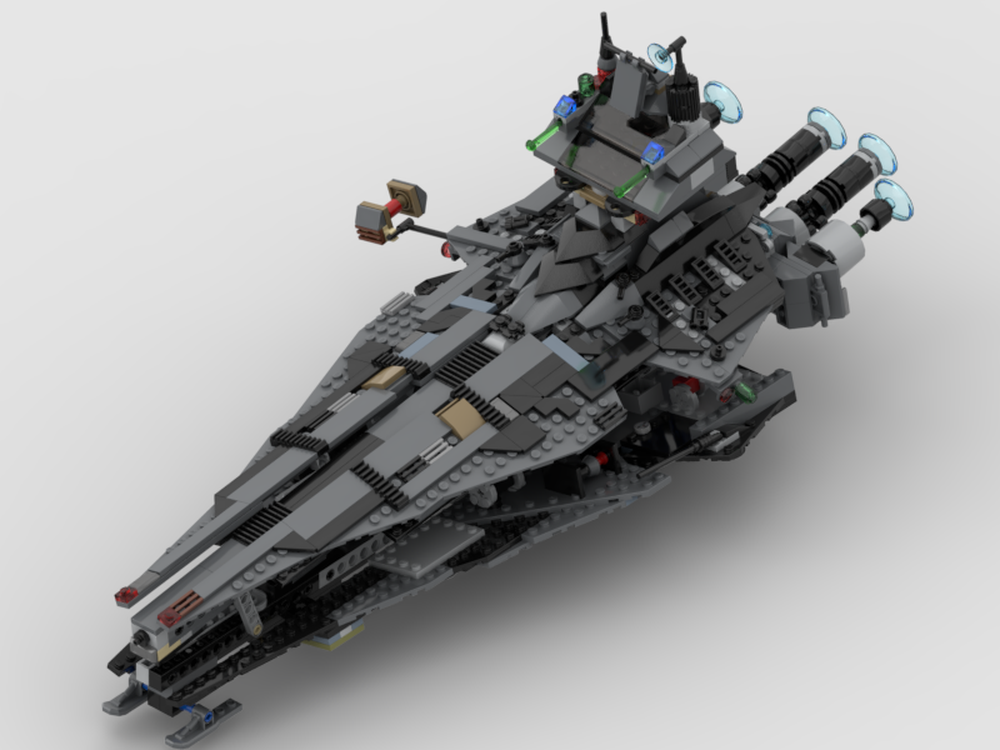 Lego justifier 75323 to star ship with nano fighter