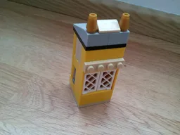 Mini yellow old building