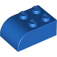 Brick Curved 2 x 3 / Blue