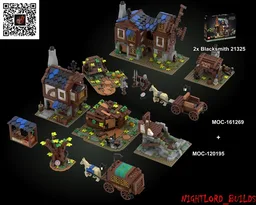 Medieval Village Combo Pack #1 and #2