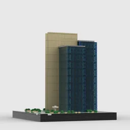 Chase Tower at 1/650th Scale
