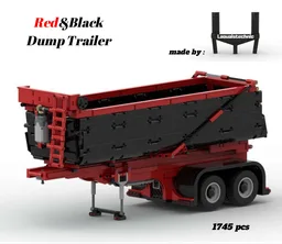 Red&Black Dump Trailer