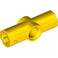 Technic Axle and Pin Connector Angled #2 - 180° / Yellow