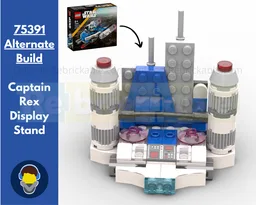 Captain Rex Display Stand - 75391 Alternate Build