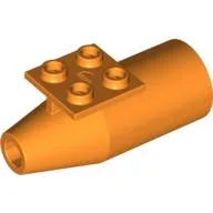 Engine Smooth Large [2 x 2 Thin Top Plate] / Orange