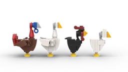 Duck, Chicken, Goose, and Turkey