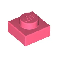 Plate 1 x 1 / Coral