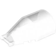 Windscreen 7 x 4 x 2 Round with Handle / Trans-Clear