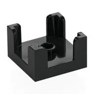 Panel 2 x 2 x 1 Corner Posts with Centre Stud / Black