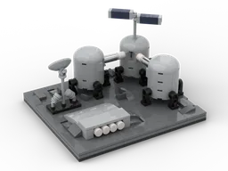 Soviet style Lunar base