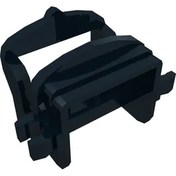 Animal / Creature Accessory, Saddle [Two Open O Clips] / Black