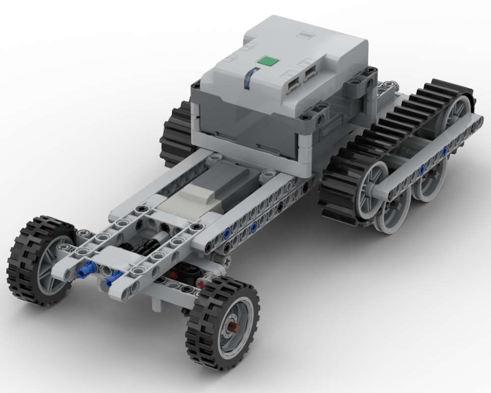 Lego Halftrack Chassis - Control+ L motor