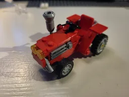 simple red traktor