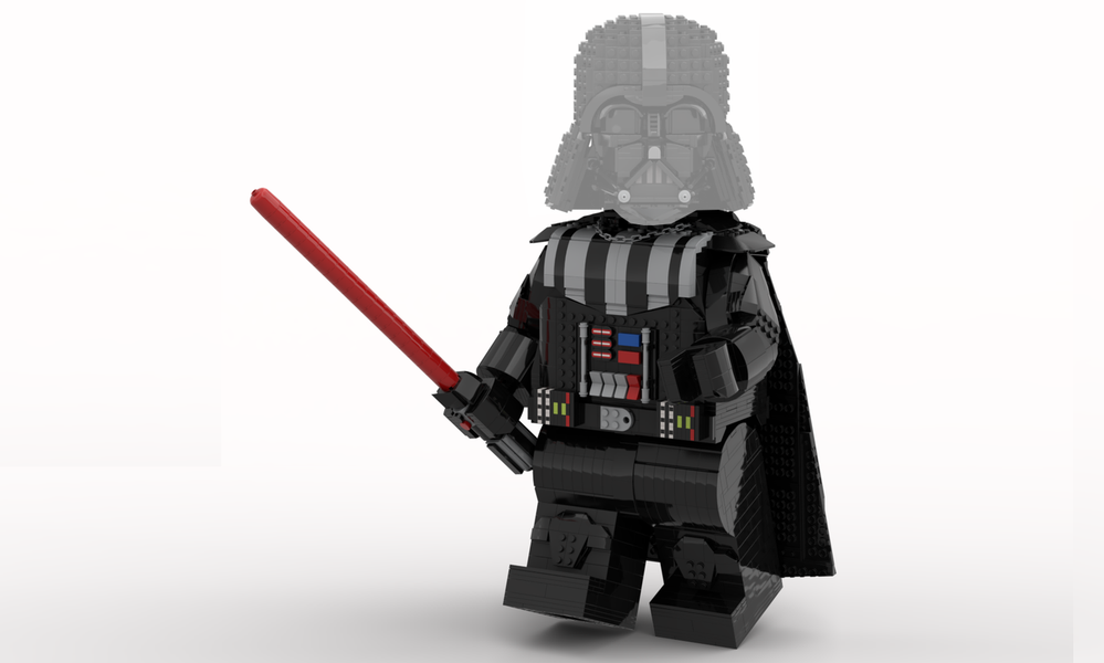 Lego Darth Vader Mega Figure (fits official Lego Helmet)
