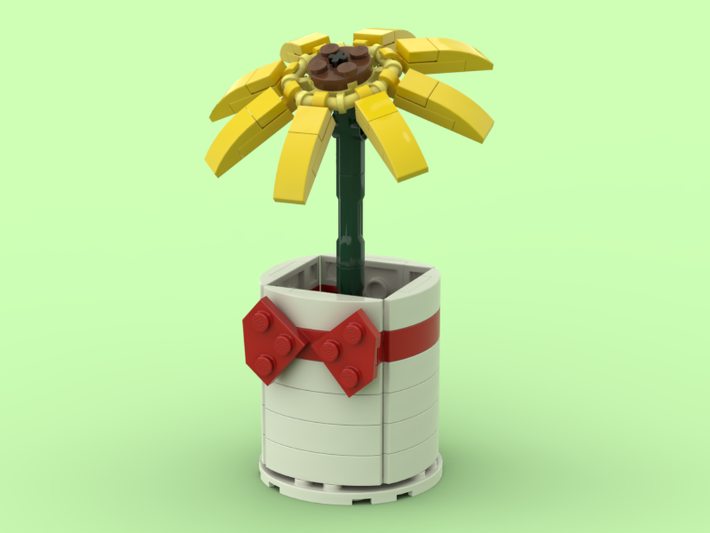 Lego Flower Pot