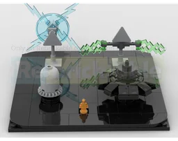 Mini UFOs Display Plate
